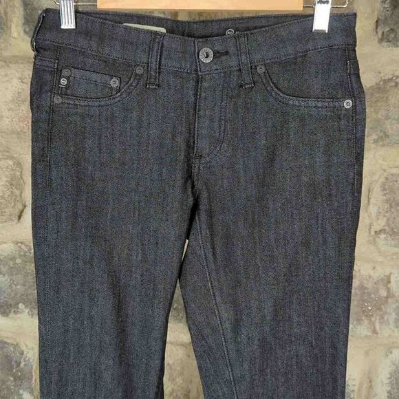 AG Adriano Goldschmied The Jegging Super Skinny fit gray twill pants size 27R - Picture 2 of 12